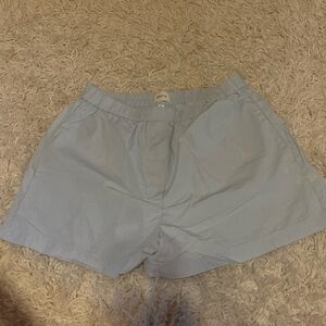 Aritzia Wilfred Free blue shorts